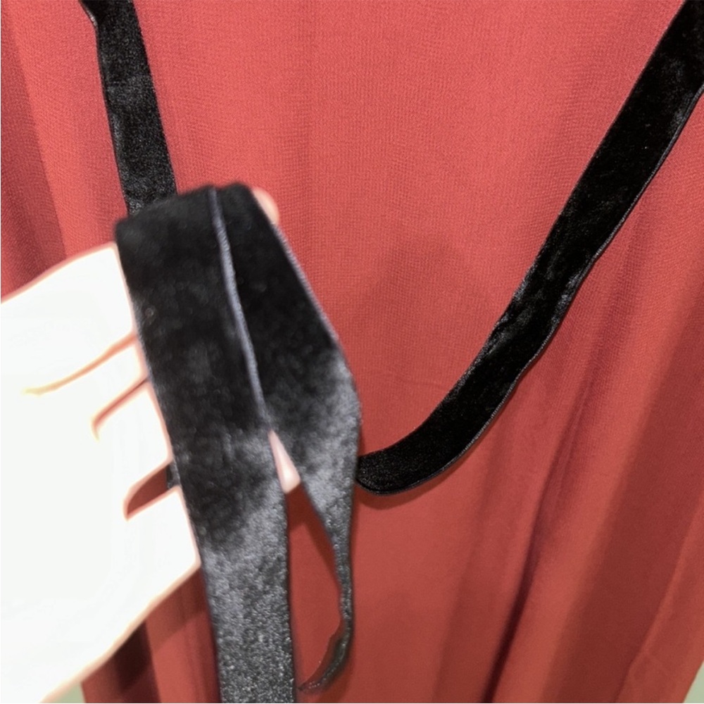 Reformation Deep Red Button-Front Maxi Dress - Picture 13 of 14